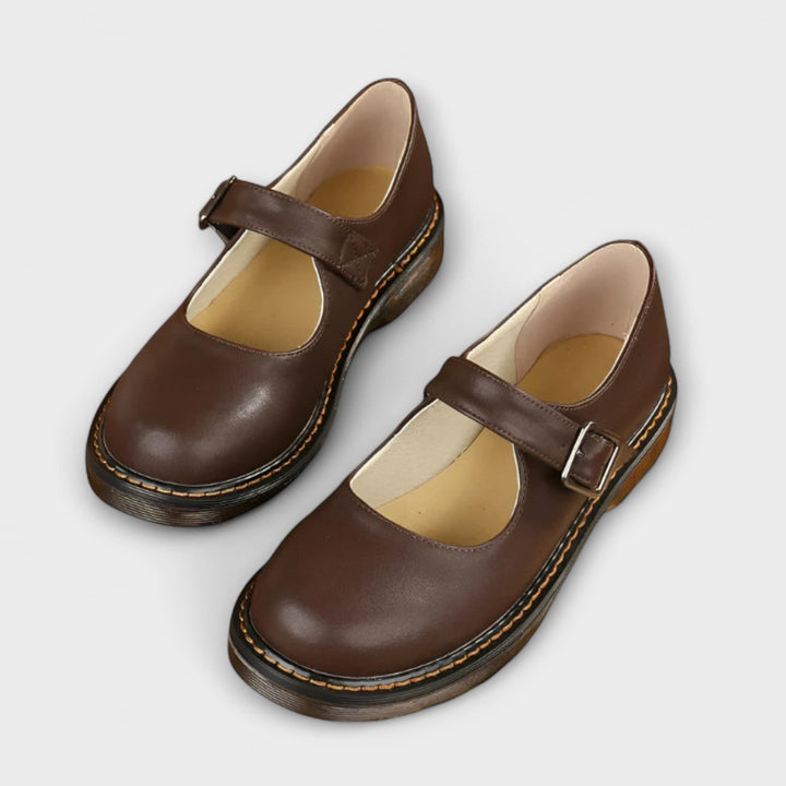 Mechthild - Scarpe con cinturino vintage