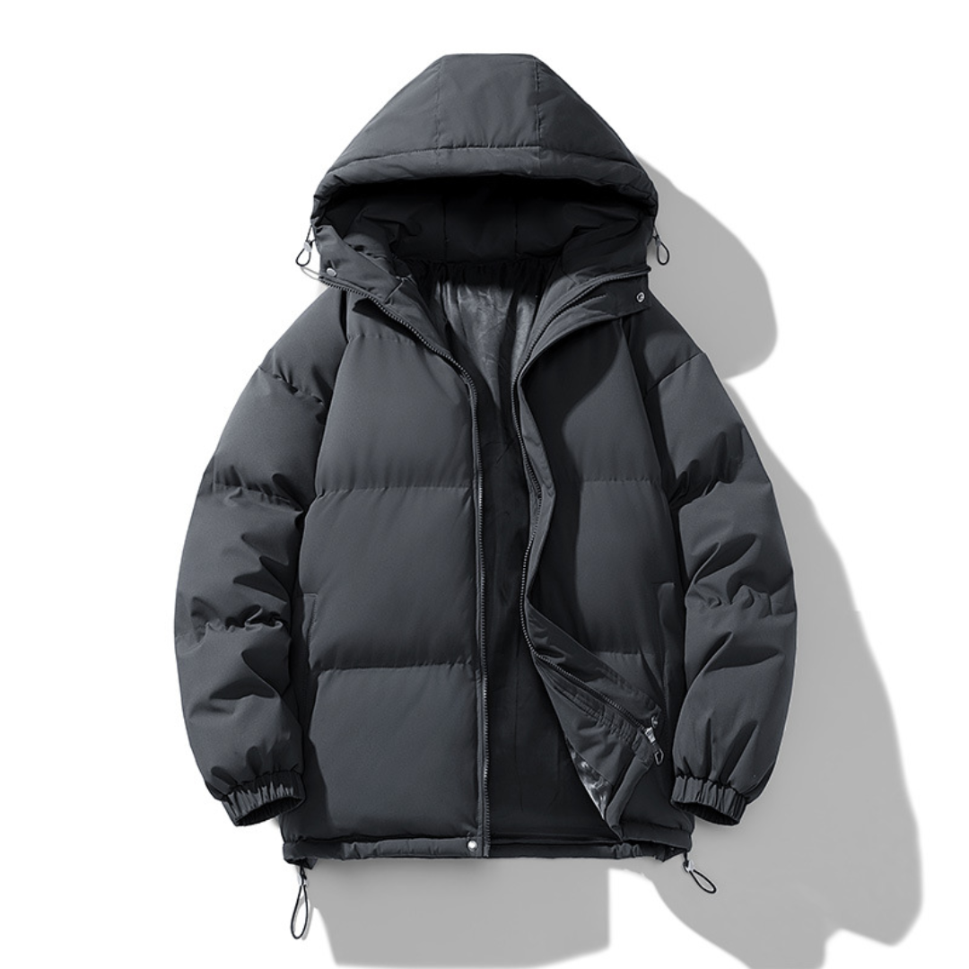 Cappotto invernale con cappuccio