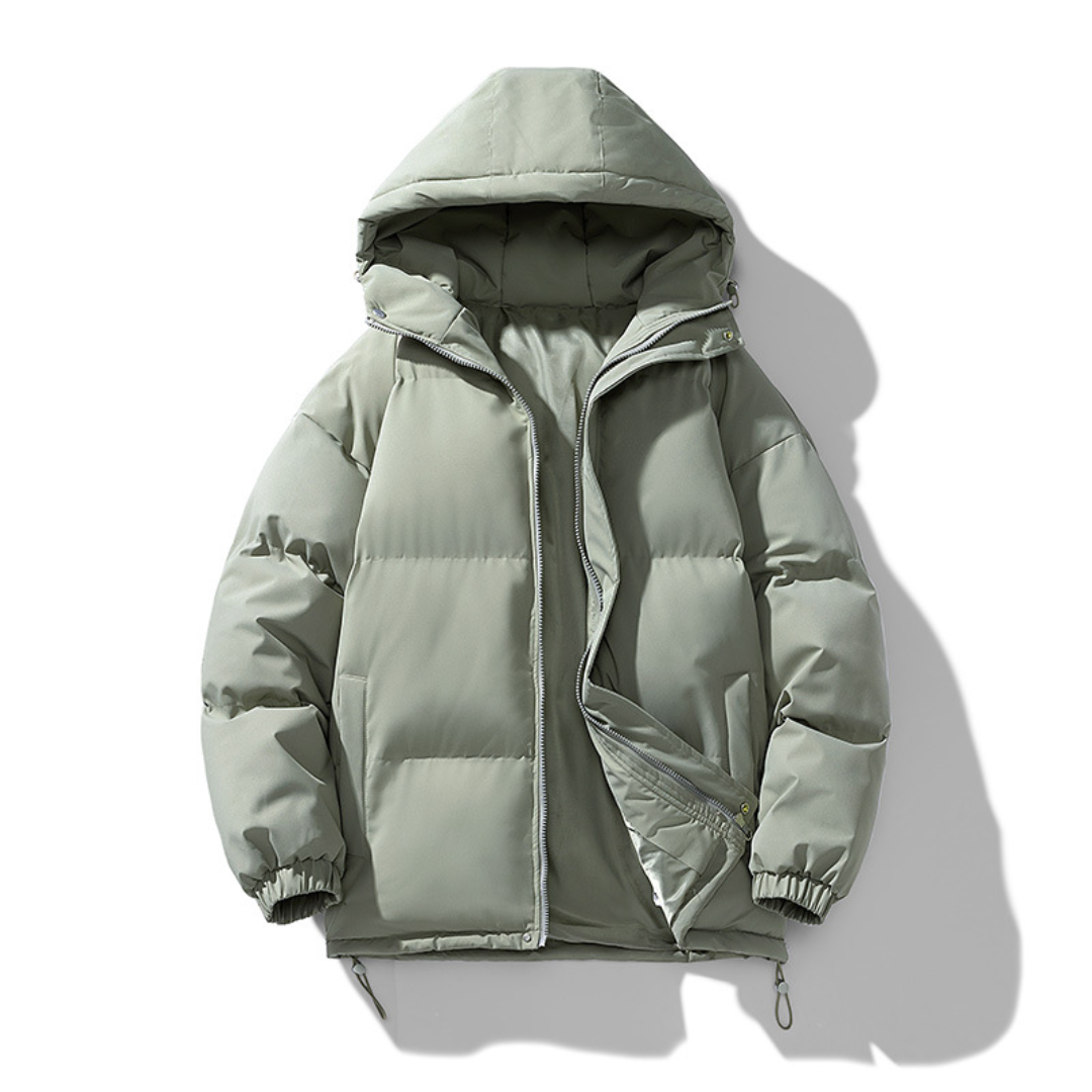 Cappotto invernale con cappuccio
