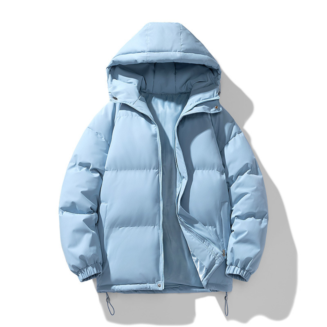 Cappotto invernale con cappuccio