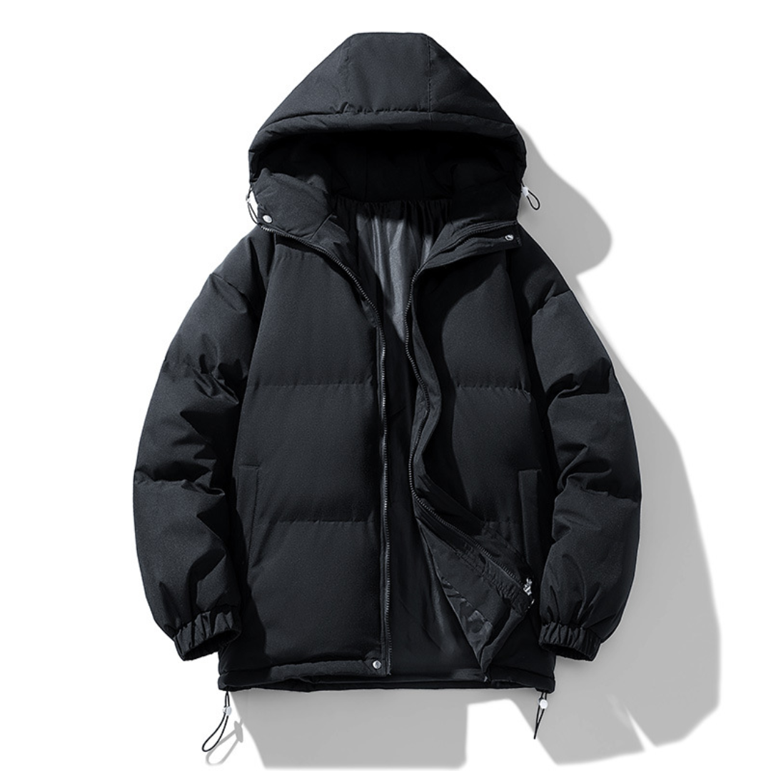 Cappotto invernale con cappuccio