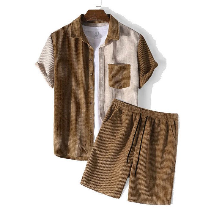 Ethan - Completo due pezzi con maglia a nido d'ape