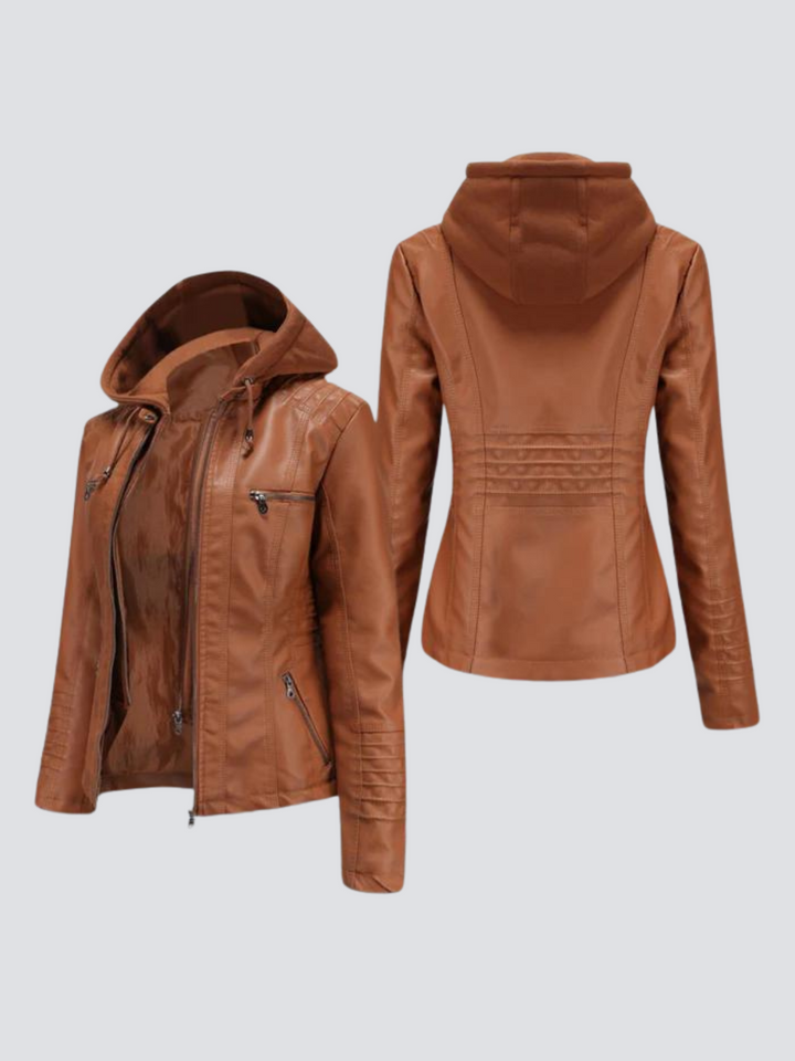 Giacca in pelle comoda