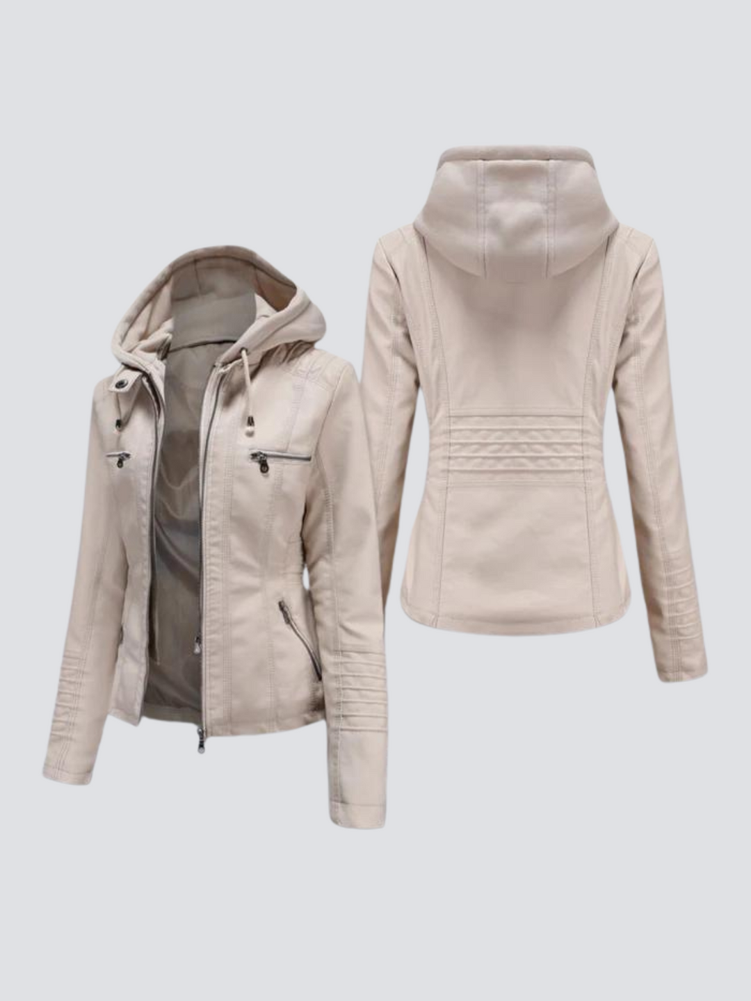 Giacca in pelle comoda
