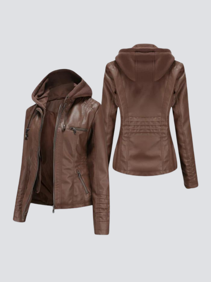Giacca in pelle comoda