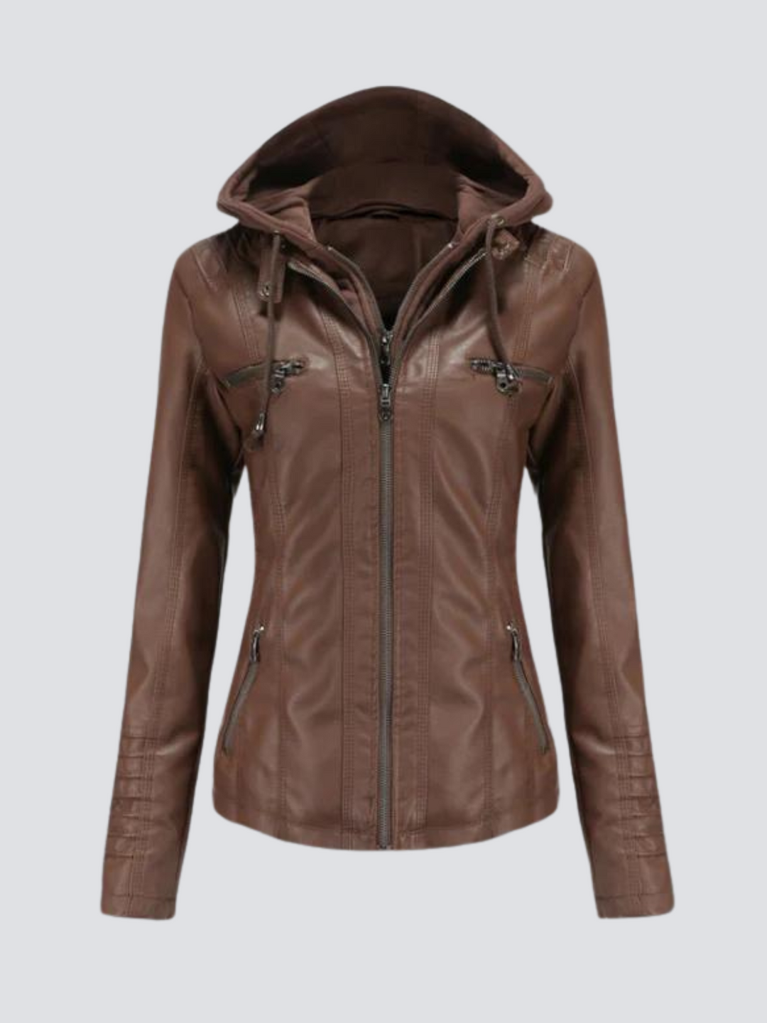Giacca in pelle comoda