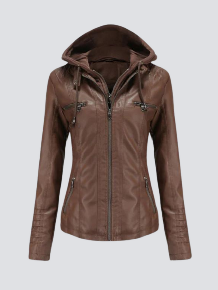 Giacca in pelle comoda