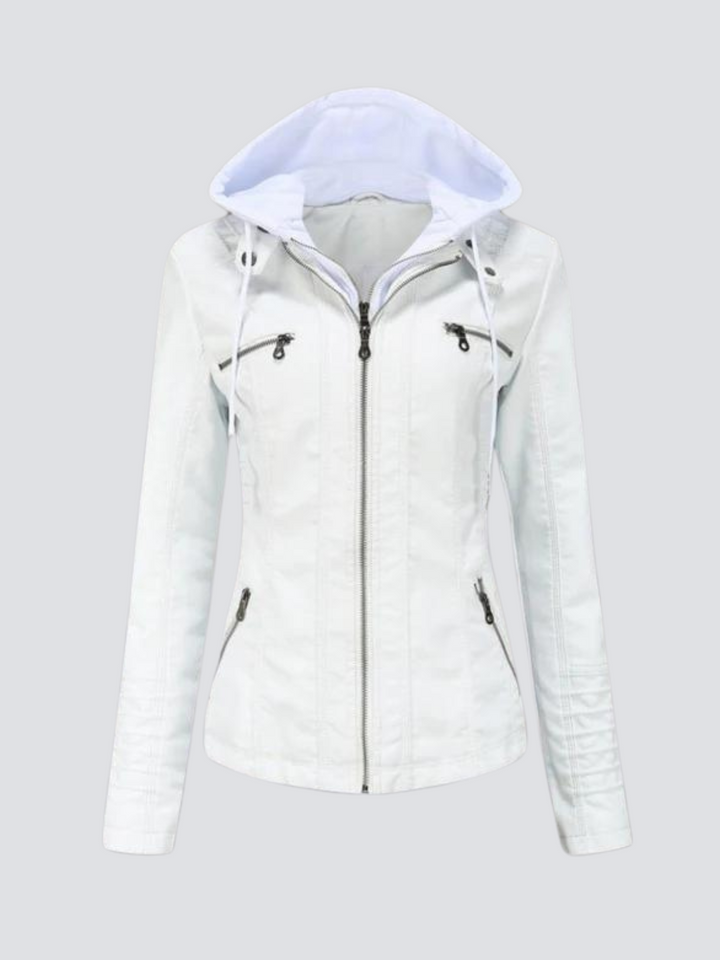 Giacca in pelle comoda