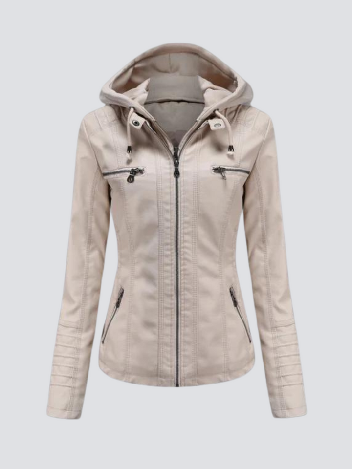 Giacca in pelle comoda