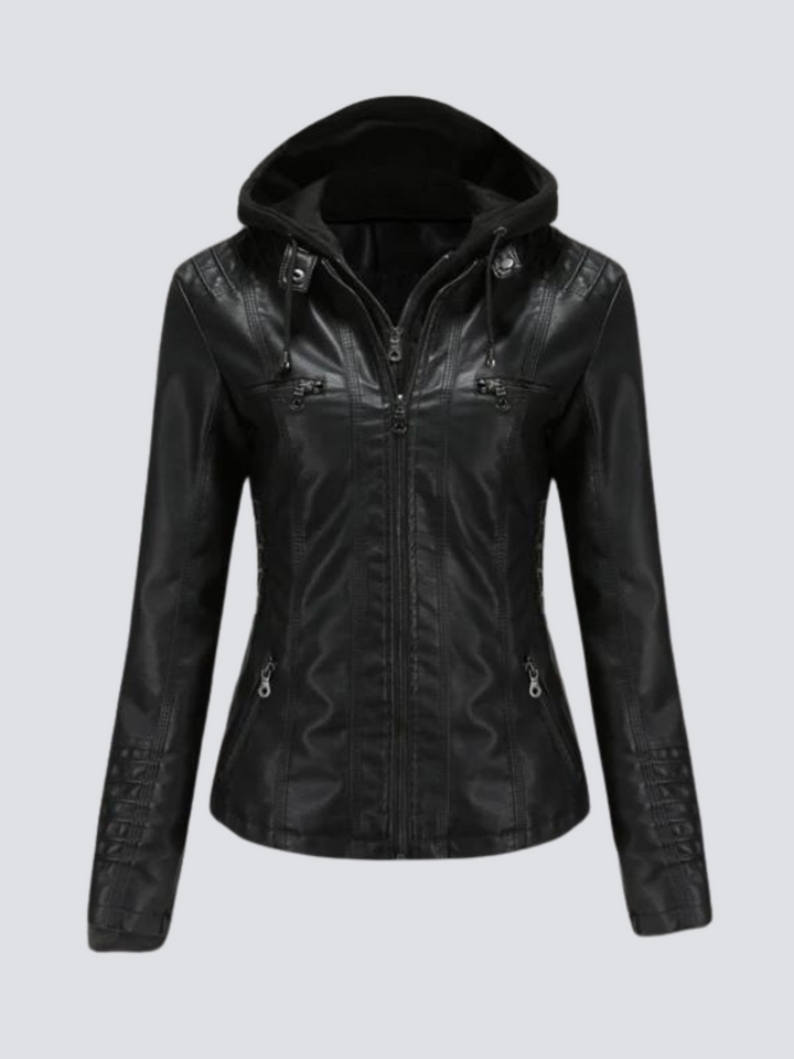 Giacca in pelle comoda