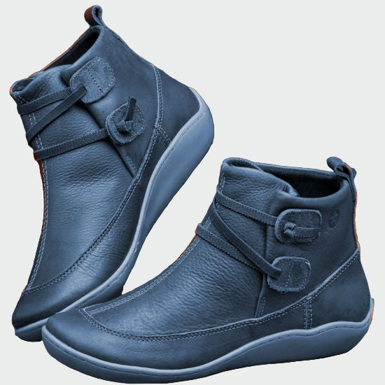 Abigail - Premium Orthopedic Faux Leather Ankle Boots