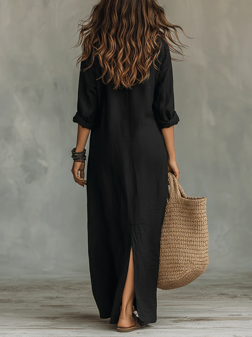 WILLOW | Maxi abito effortless Silhouette valorizzante Versatile per tutti i giorni