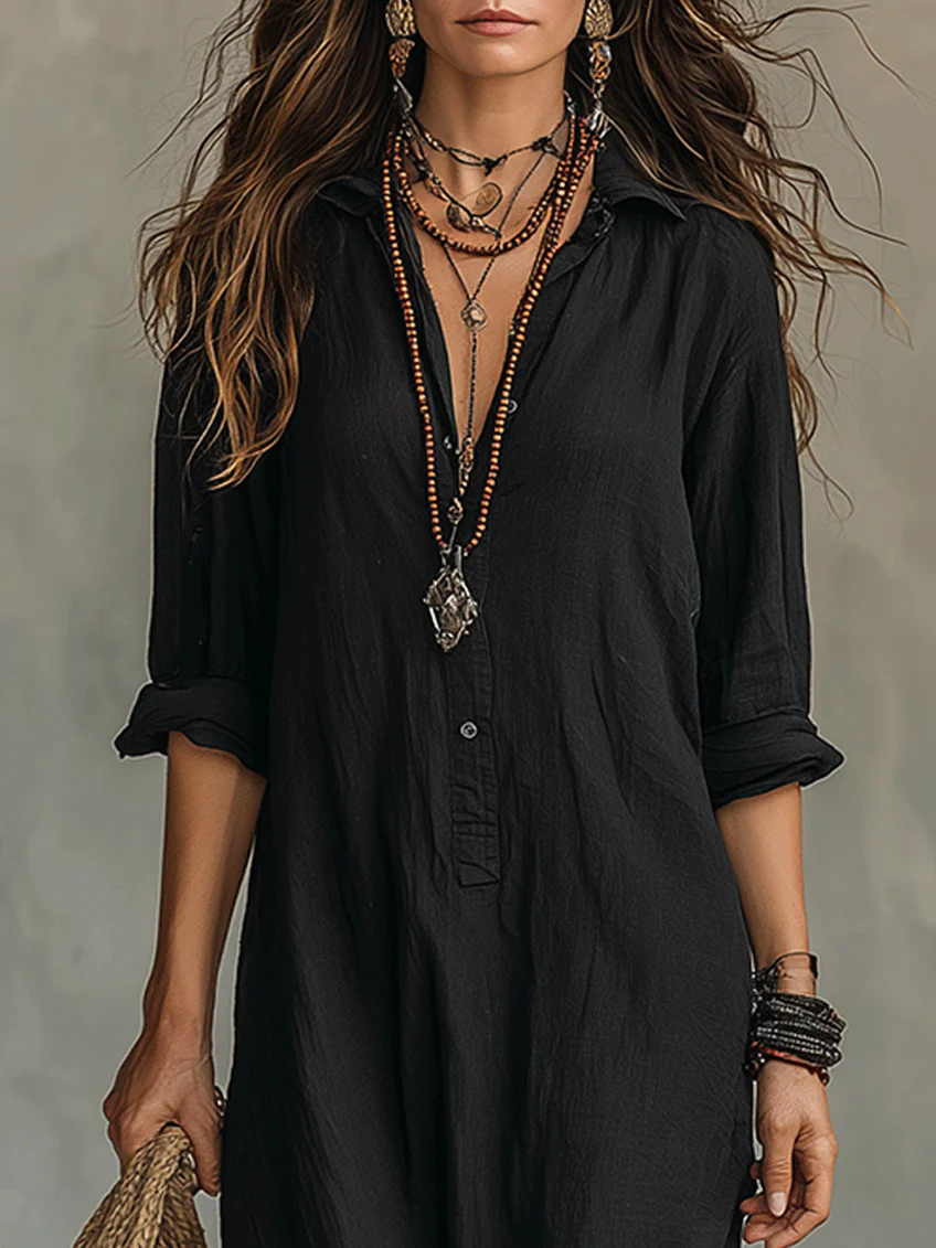 WILLOW | Maxi abito effortless Silhouette valorizzante Versatile per tutti i giorni