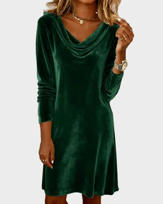 Frosina - Loose Velvet Dress
