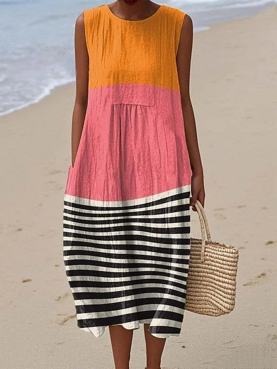 Bonnie - Abito Colour Block
