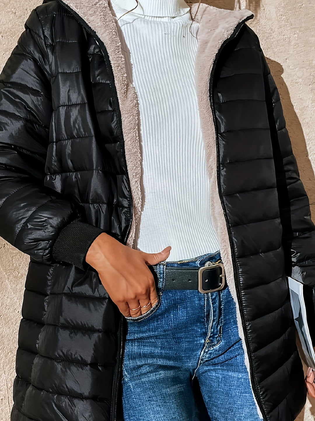 Giacca lunga casual