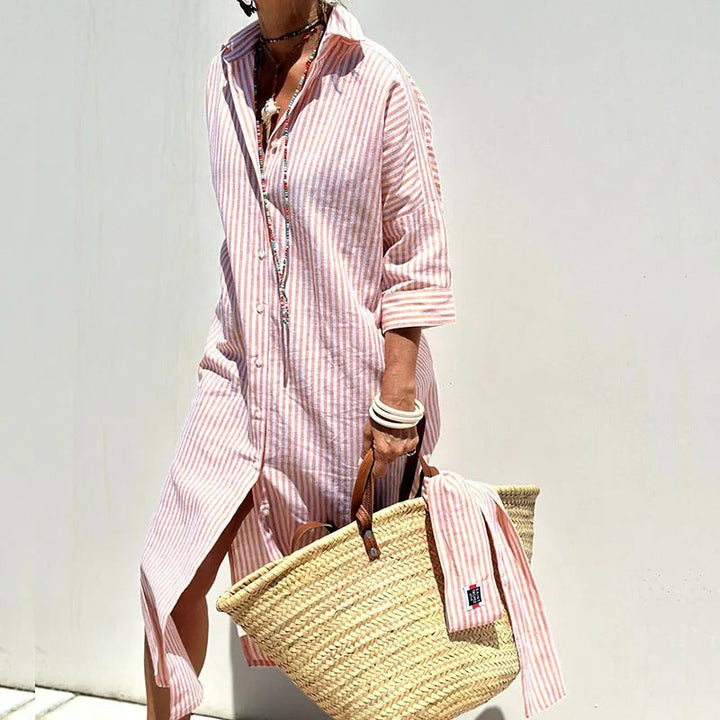 Lola™ | Elegante abito estivo a righe