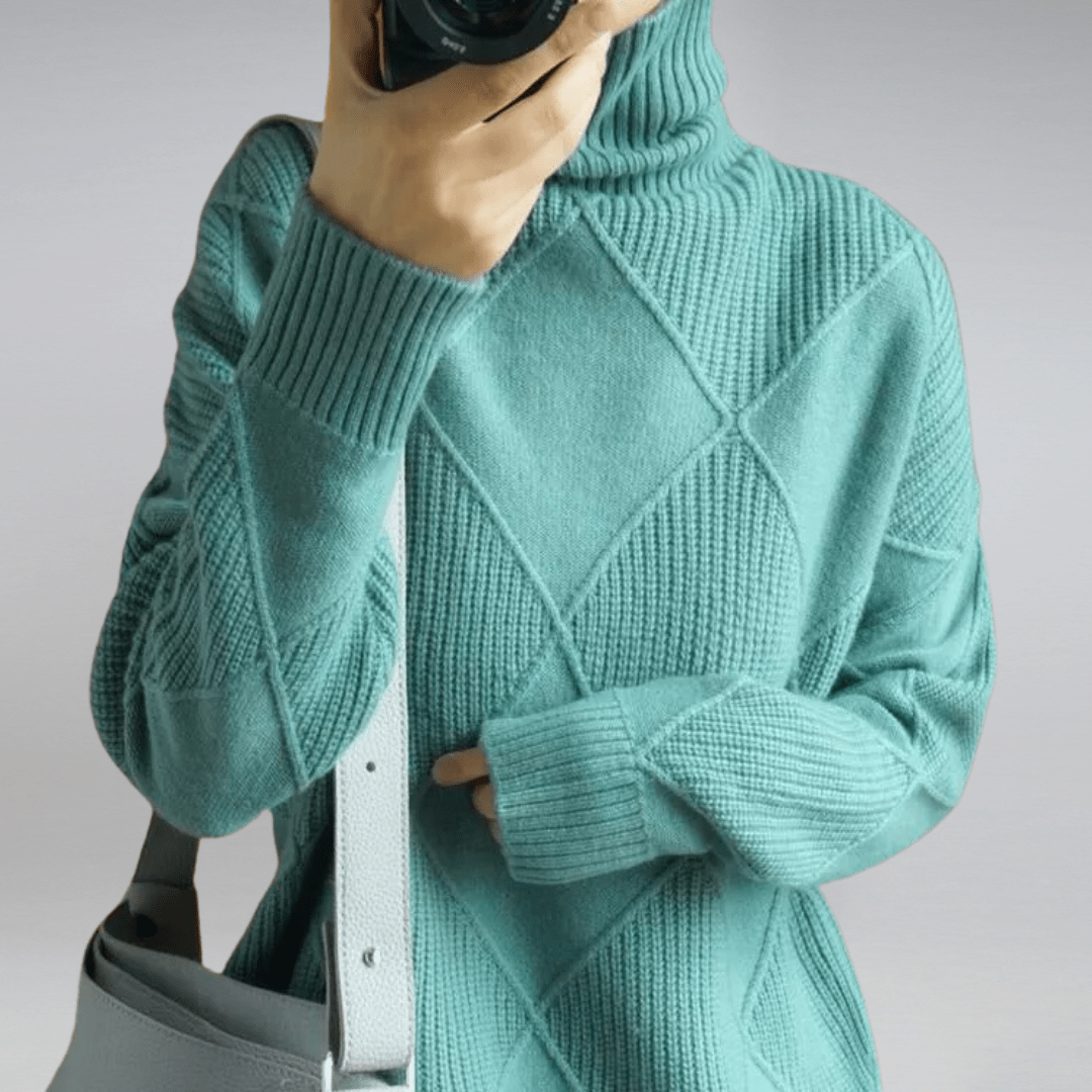 Adelina™ | Maglione Morbido con Collo Alto