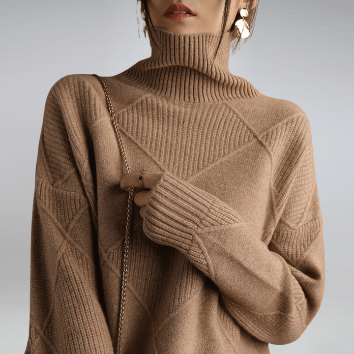 Adelina™ | Maglione Morbido con Collo Alto