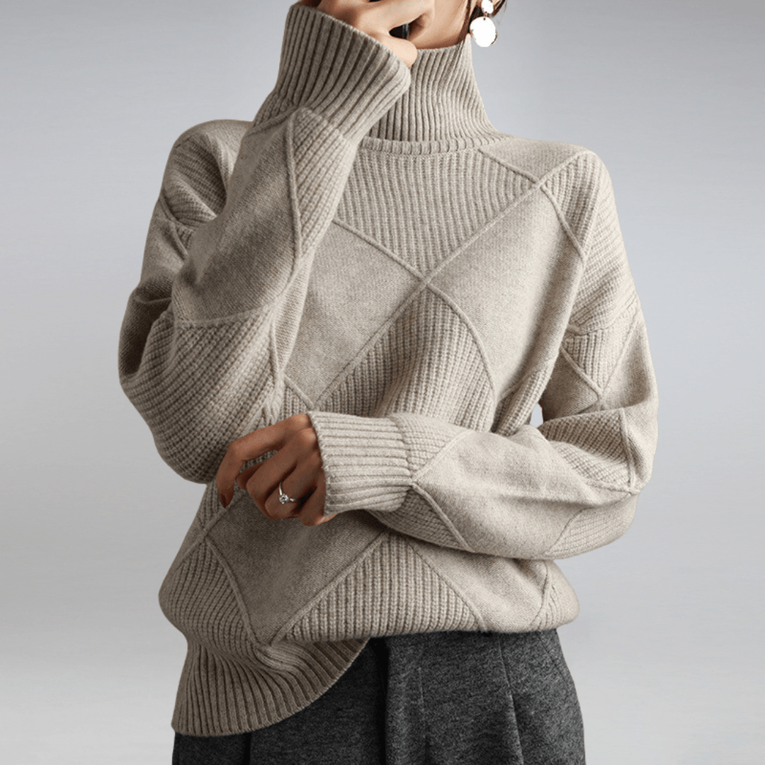 Adelina™ | Maglione Morbido con Collo Alto