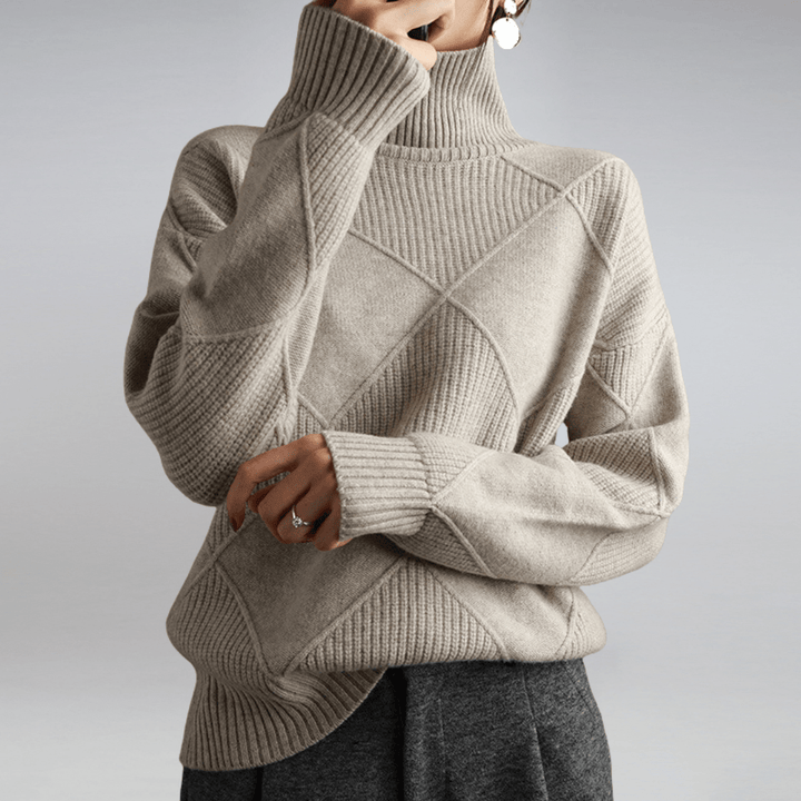 Adelina™ | Maglione Morbido con Collo Alto