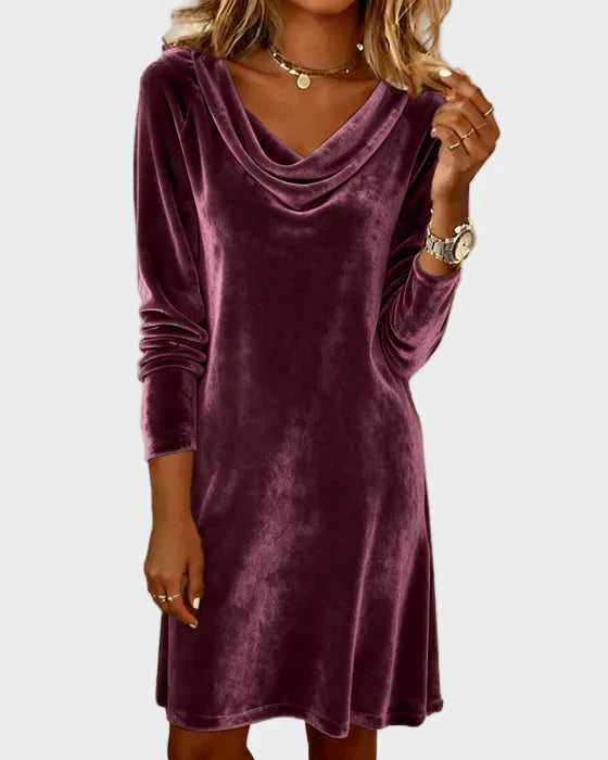 Frosina - Loose Velvet Dress