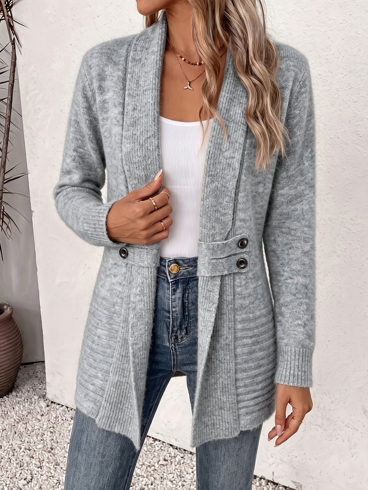 AUBREY | Cardigan da Donna con Apertura Frontale e Vita Cucita