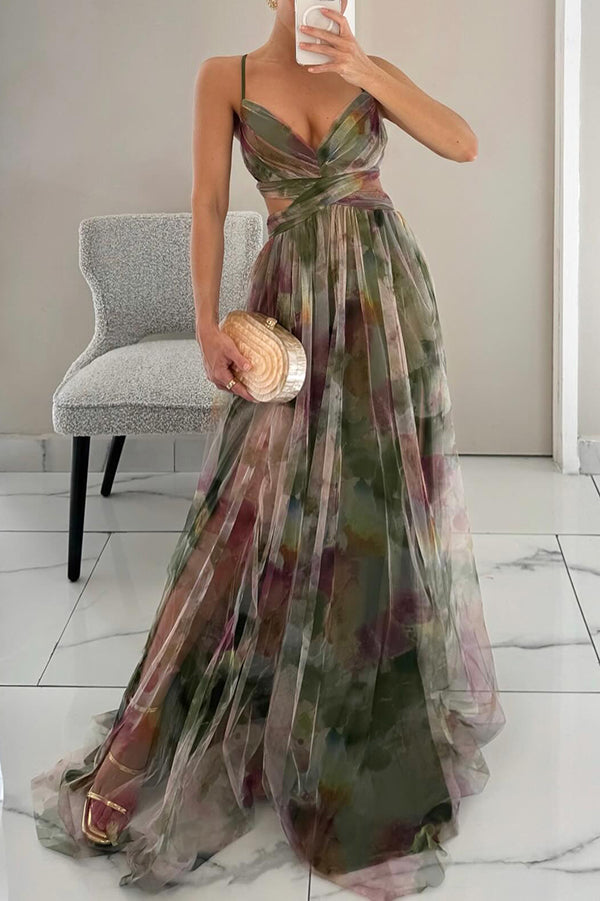 Alona™ | Bellissimo abito lungo con stampa floreale