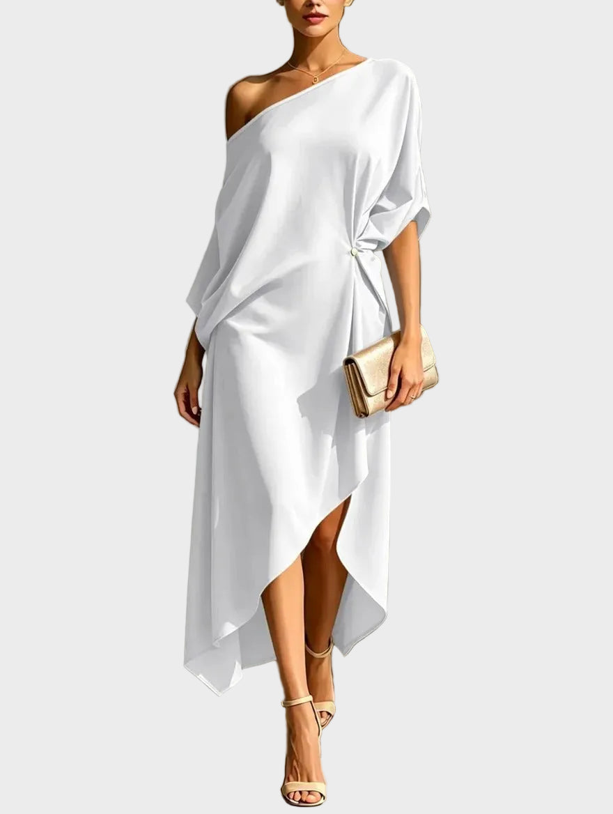 Camila - Elegante abito asimmetrico