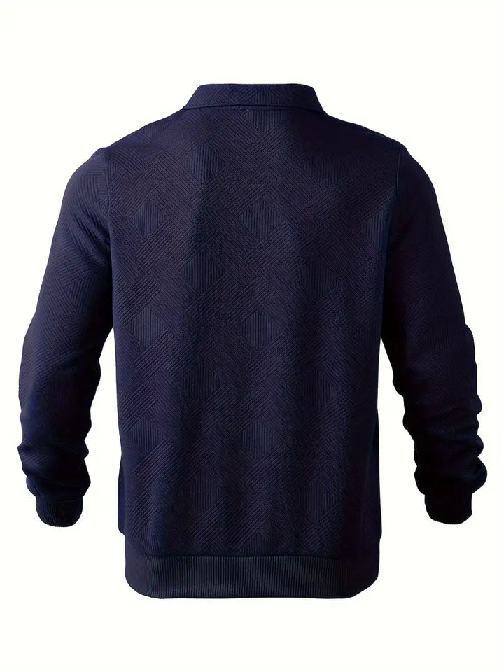 Maglione con motivo a cerniera