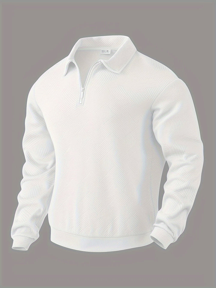 Maglione con motivo a cerniera
