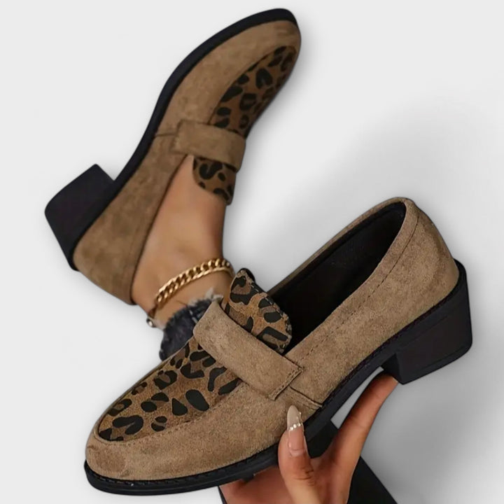 Bella - Scarpe eleganti da donna con stampa leopardata