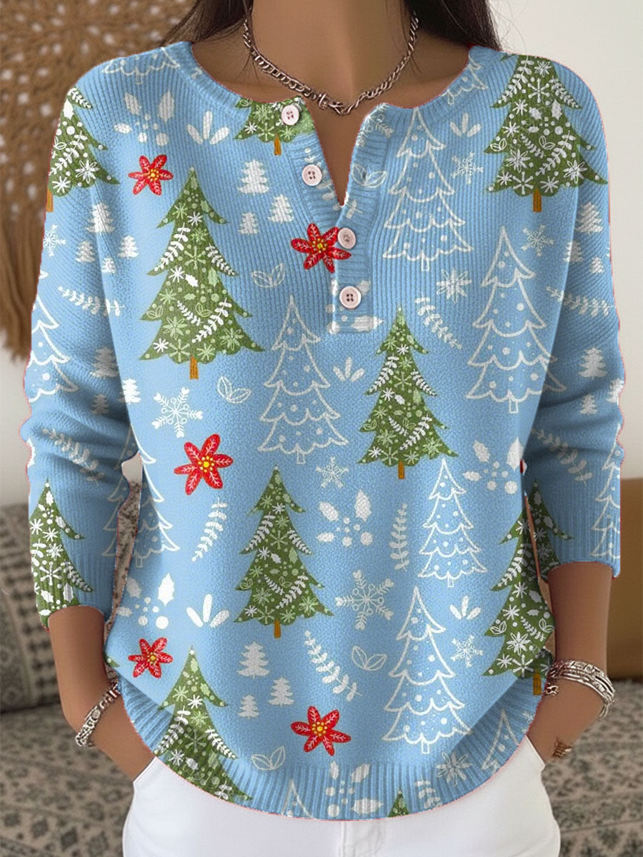 Sofía | Maglione natalizio con bottoni