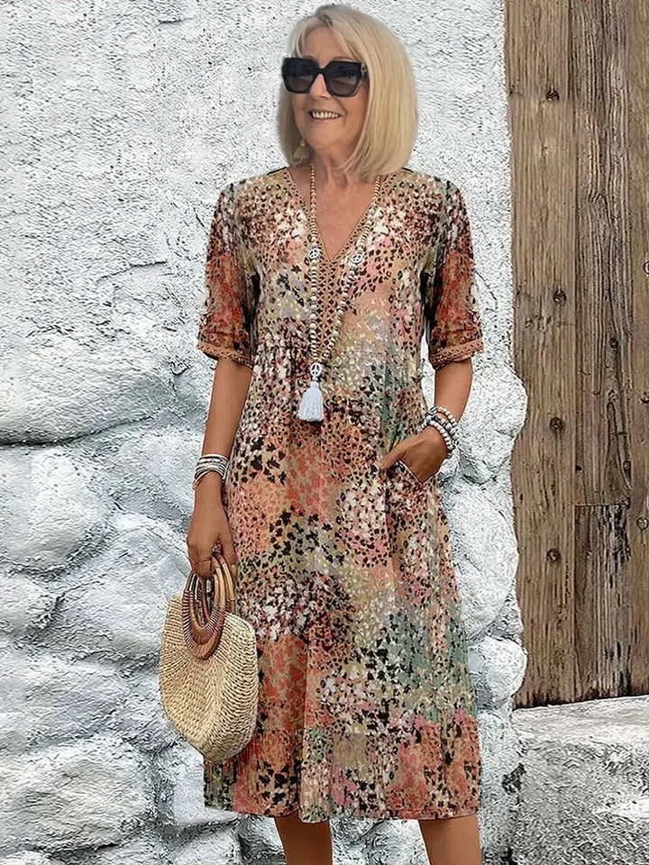 Lina | Vestito leggero con scollo a V