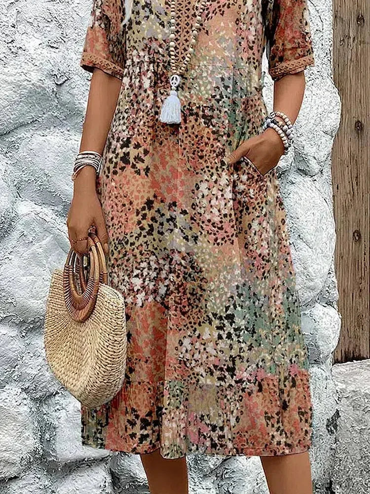 Lina | Vestito leggero con scollo a V