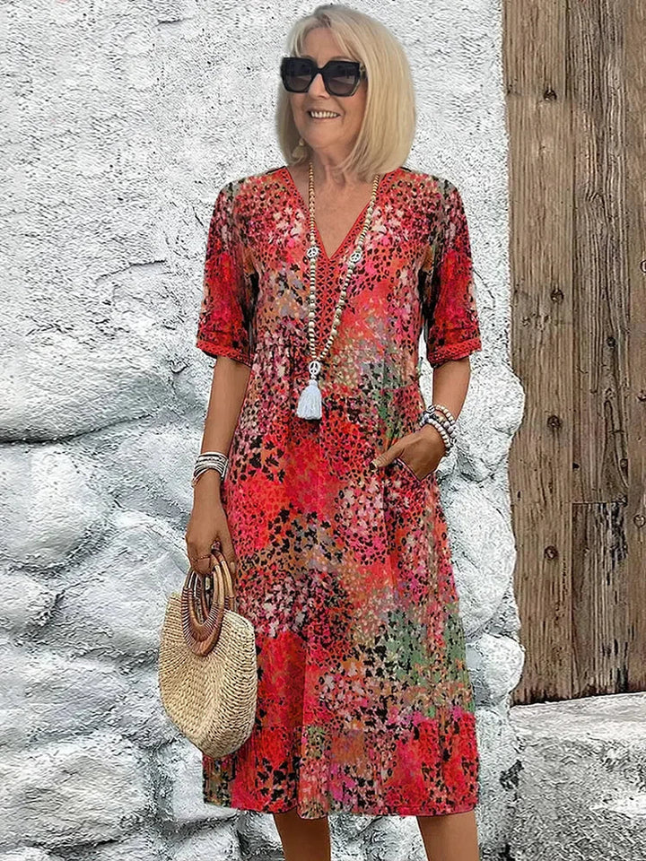 Lina | Vestito leggero con scollo a V