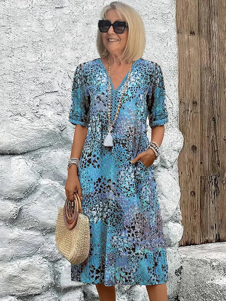 Lina | Vestito leggero con scollo a V