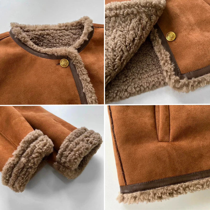 Vera - Cappotto con bottoni in finta pelle