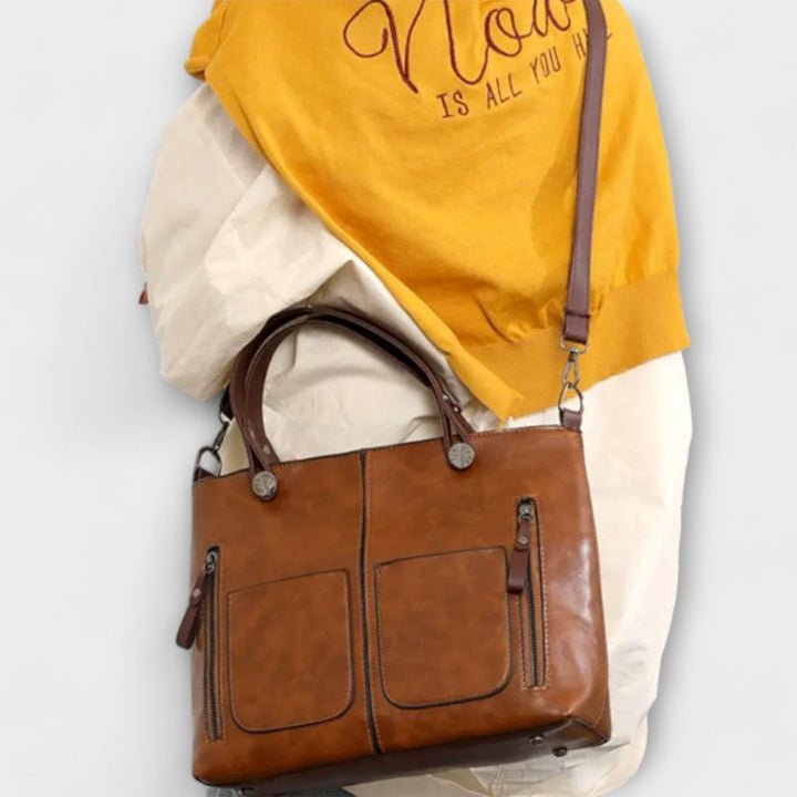 Olivia - Elegante borsa tote in similpelle