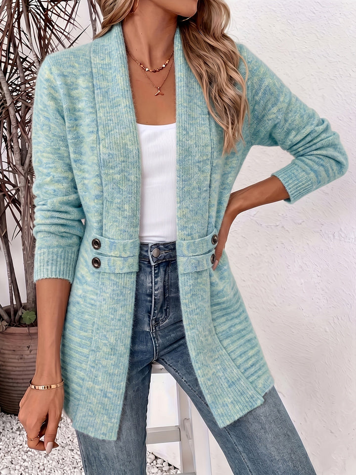 AUBREY | Cardigan da Donna con Apertura Frontale e Vita Cucita