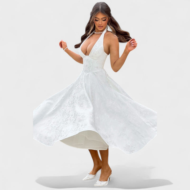Audrey - Abito midi elegante