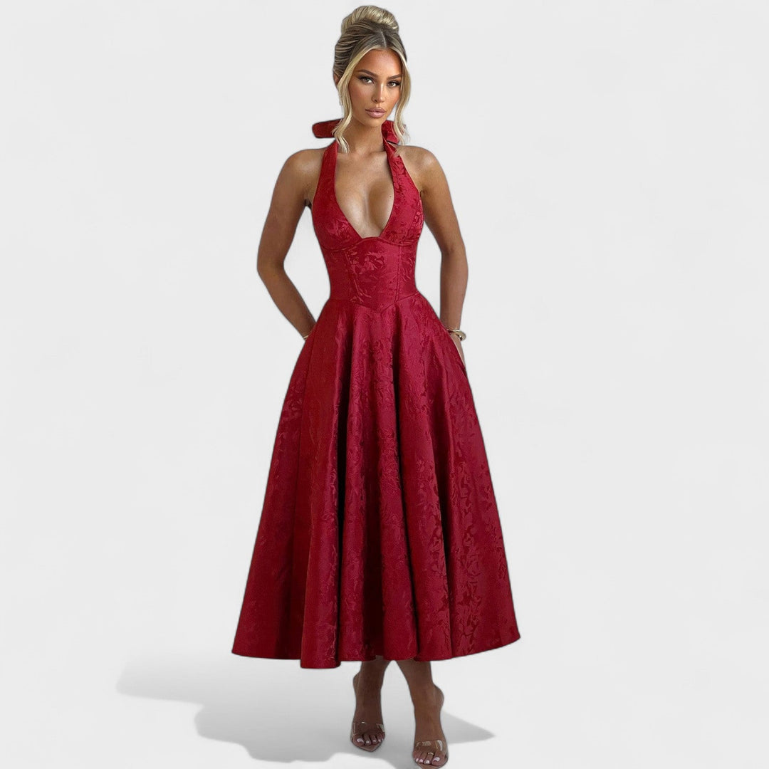 Audrey - Abito midi elegante