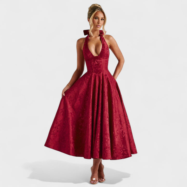Audrey - Abito midi elegante