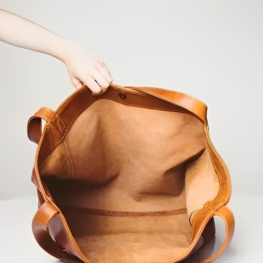 Borsa a tracolla in pelle vintage