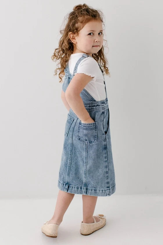 Salopette di jeans Hallie per bambina