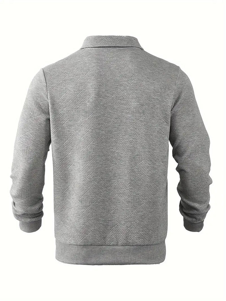 Maglione con motivo a cerniera