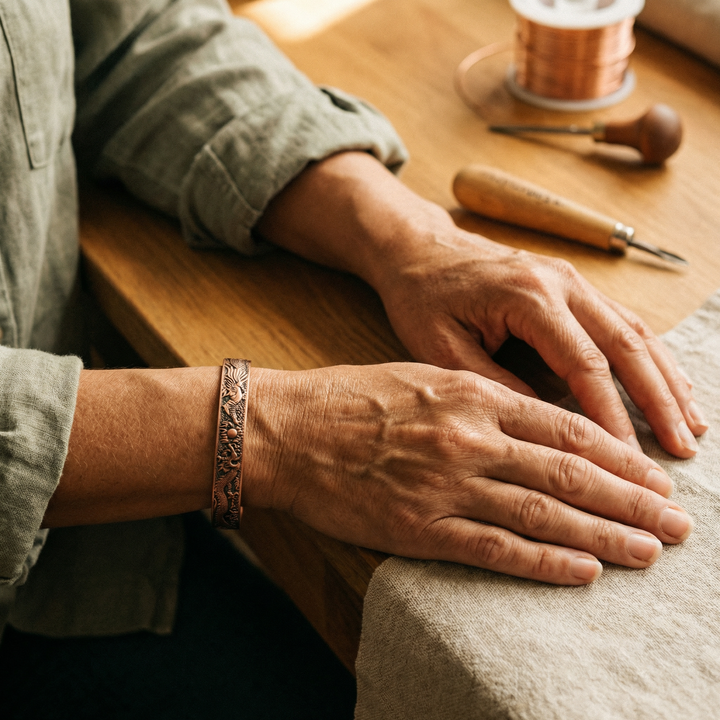 Bracciale in Rame di Argilla