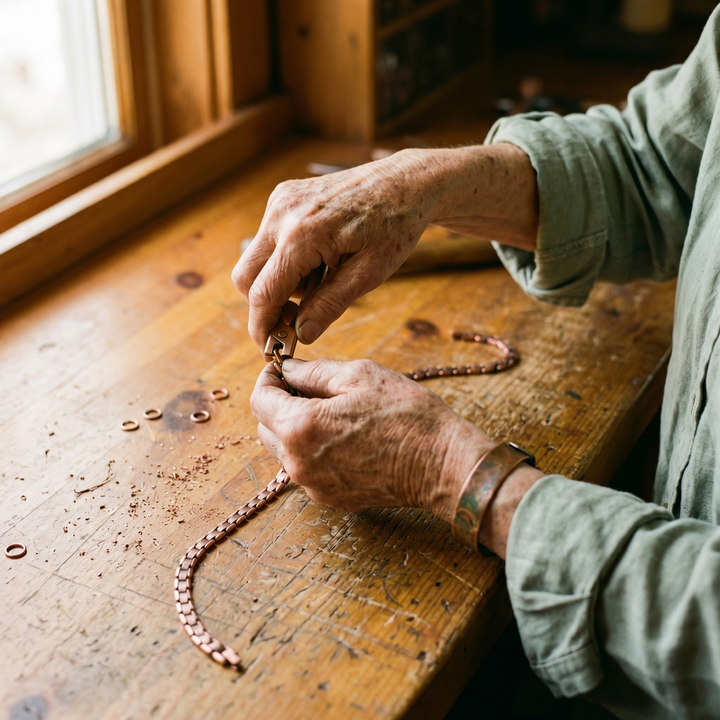 Collana in Rame con Finitura Opaca