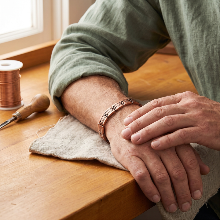 Bracciale Maschile in Rame