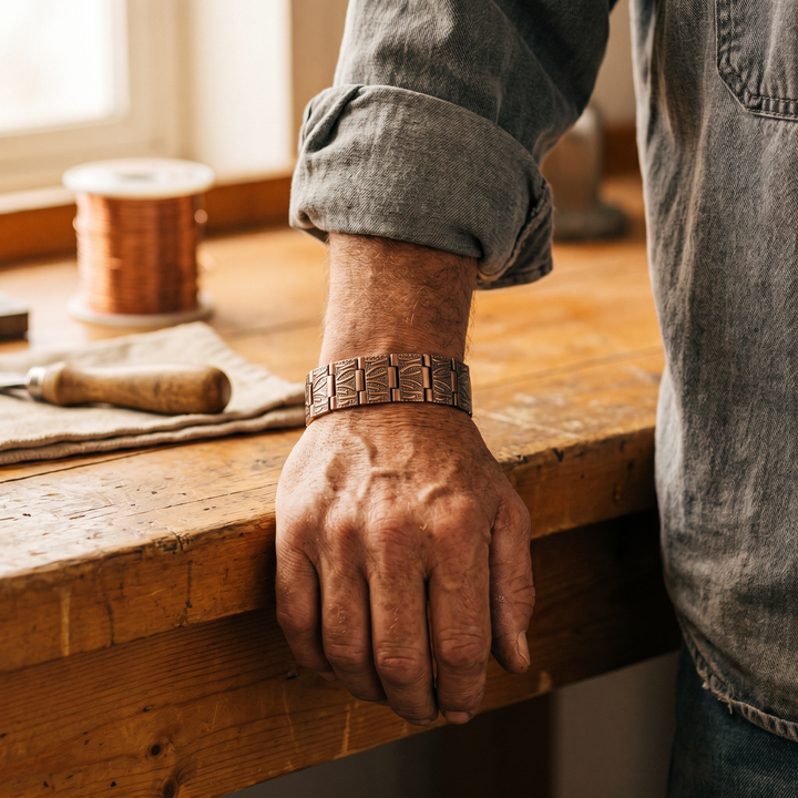 Bracciale da Uomo in Rame Grit
